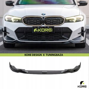 SPLITTER LISTWA PRZEDNIA BMW Seria 3 G20 G21 LCI M Performance | 3 CZ. | ABS | Czarny Szafir | KORE - obrazek 1