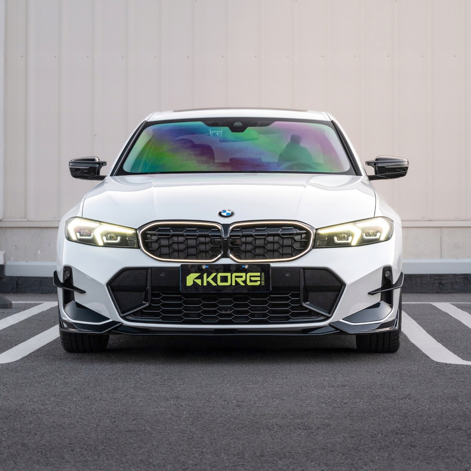 SPLITTER LISTWA PRZEDNIA BMW Seria 3 G20 G21 LCI M Performance | 3 CZ. | ABS | Czarny Szafir | KORE - obrazek 6