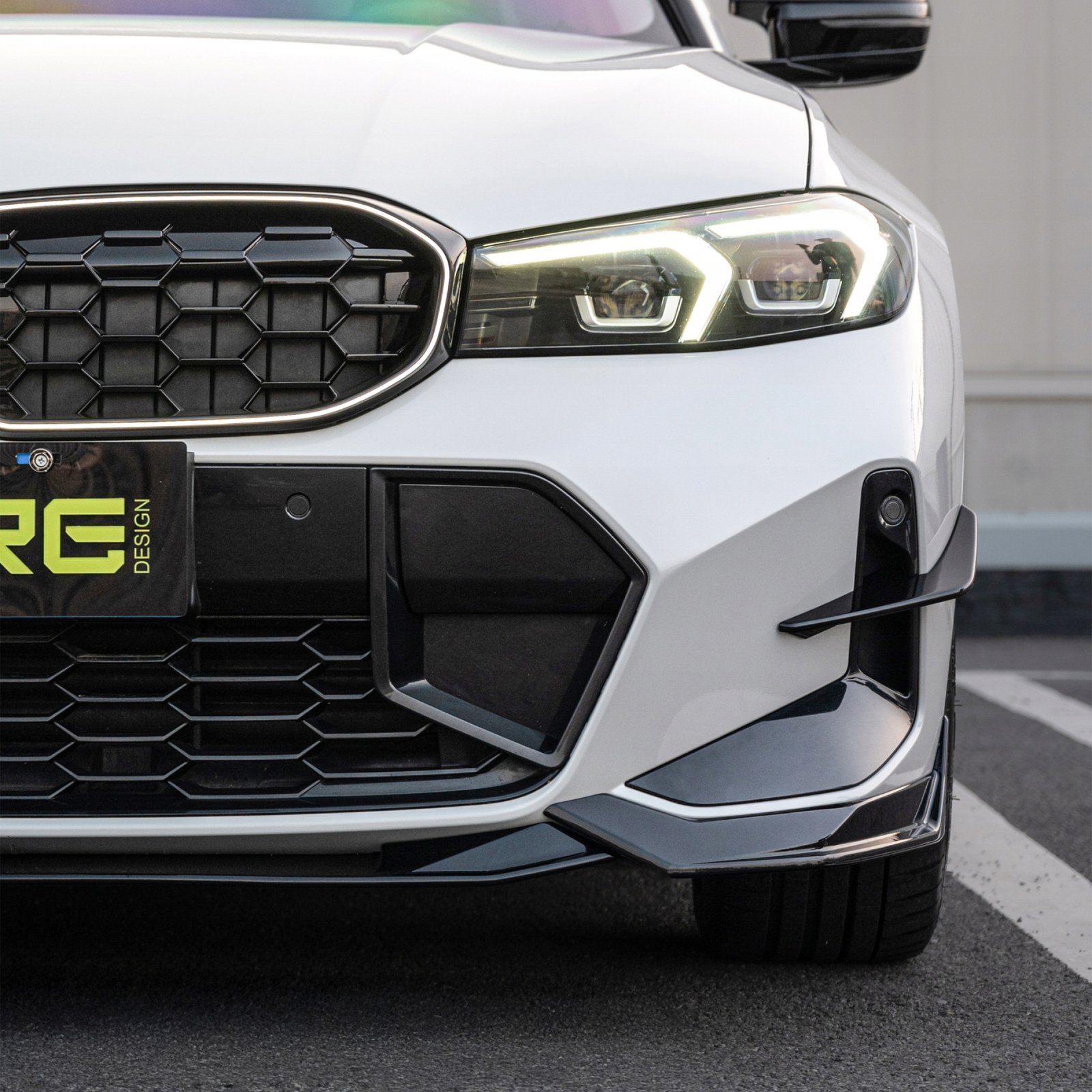 SPLITTER LISTWA PRZEDNIA BMW Seria 3 G20 G21 LCI M Performance | 3 CZ. | ABS | Czarny Szafir | KORE - obrazek 7
