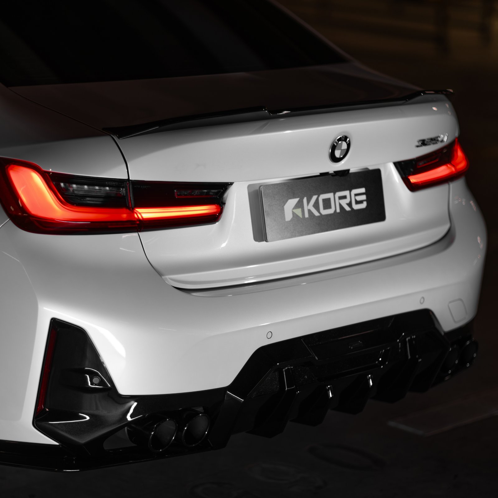 DYFUZOR TYLNY BMW G20 / G21 LCI M-Performance ABS Czarny Szafir KORE - obrazek 11