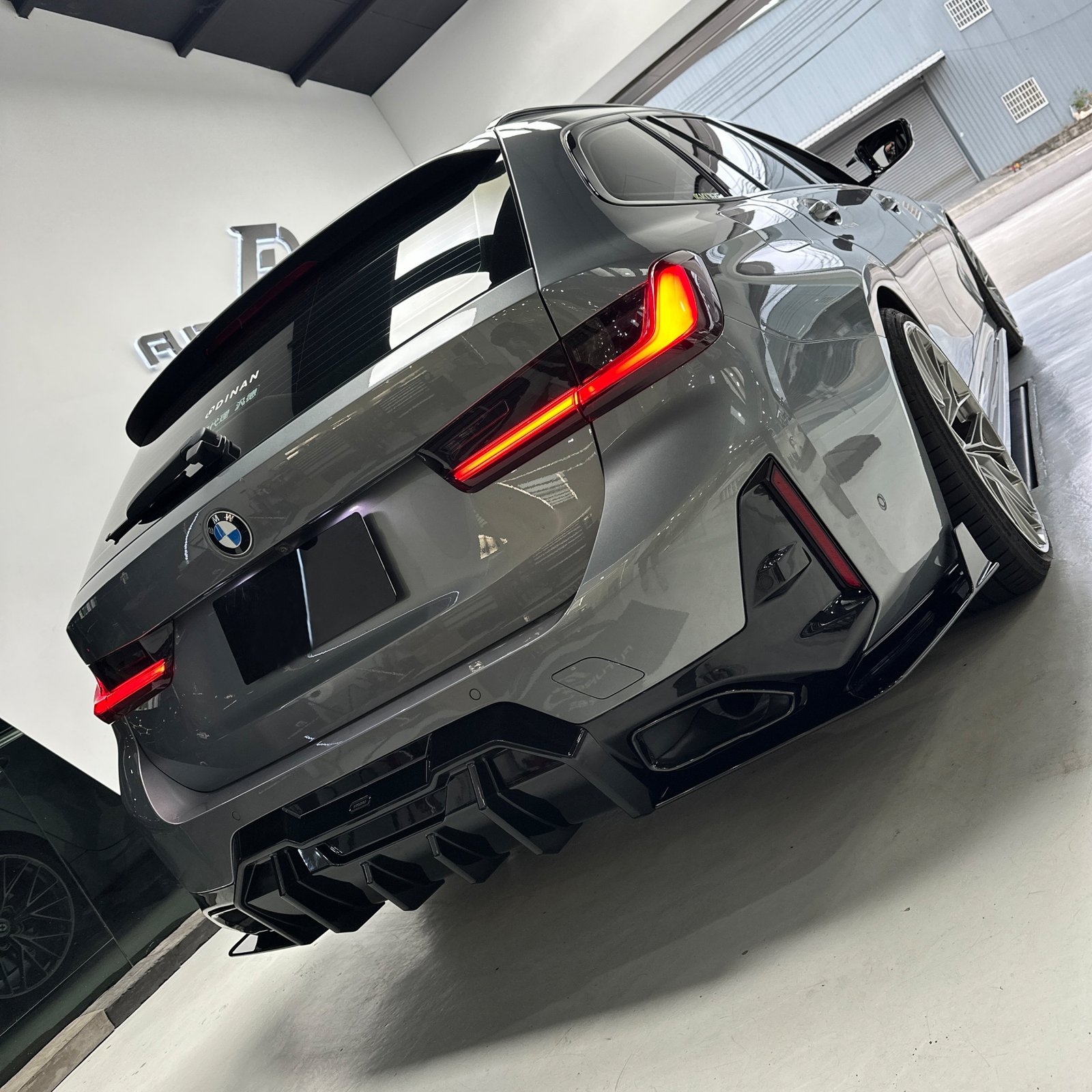 DYFUZOR TYLNY BMW G20 / G21 LCI M-Performance ABS Czarny Szafir KORE - obrazek 13