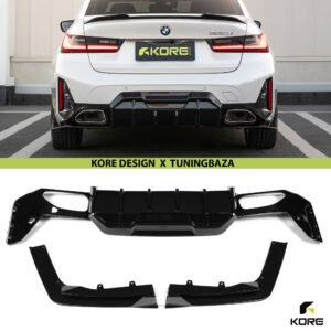 DYFUZOR TYLNY BMW G20 / G21 LCI M-Performance ABS Czarny Szafir KORE - obrazek 1