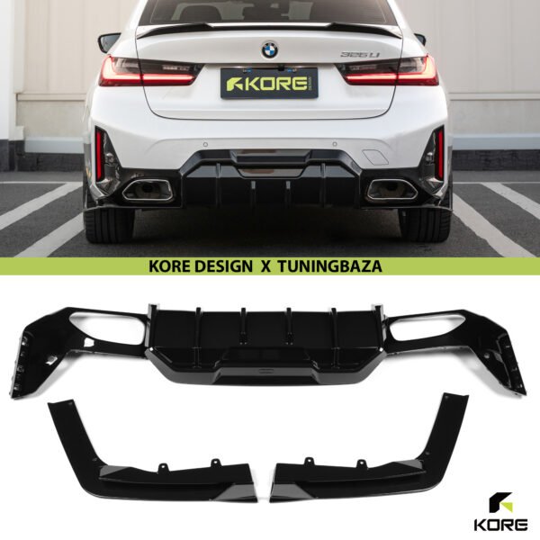 DYFUZOR TYLNY BMW G20 / G21 LCI M-Performance ABS Czarny Szafir KORE
