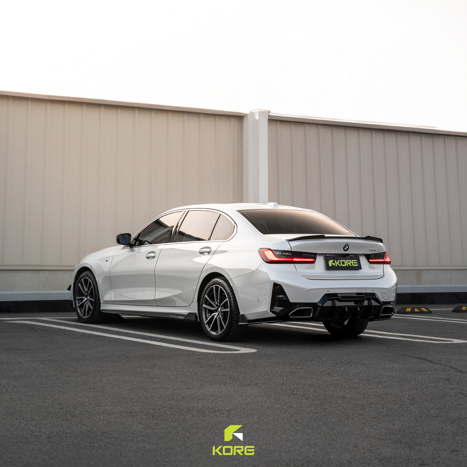 DYFUZOR TYLNY BMW G20 / G21 LCI M-Performance ABS Czarny Szafir KORE - obrazek 10