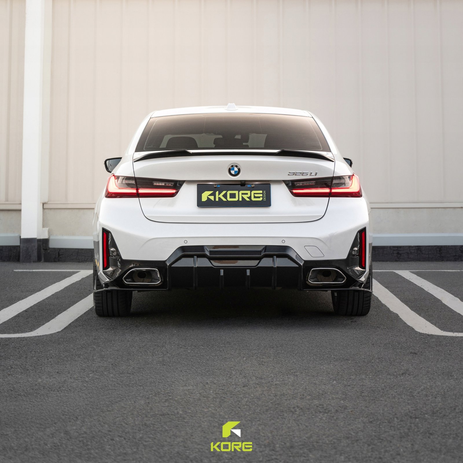 SPOILER LOTKA BMW 3 G20 / M3 G80 Klapa Bagażnika ABS Czarny Szafir KORE - obrazek 4