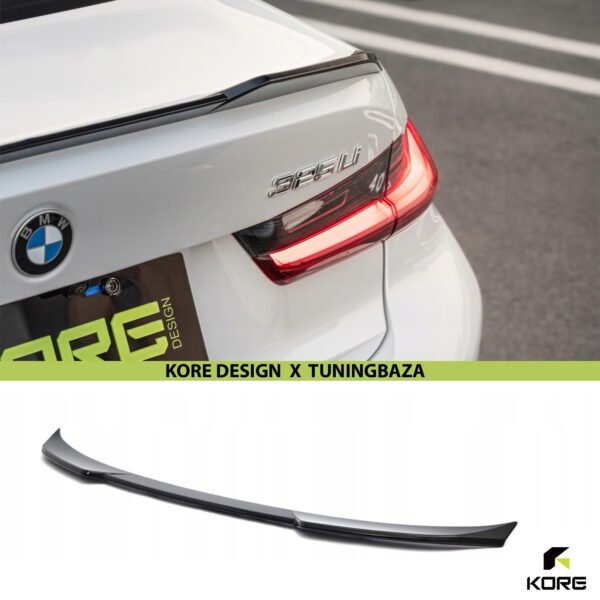 SPOILER LOTKA BMW 3 G20 / M3 G80 Klapa Bagażnika ABS Czarny Szafir KORE - obrazek 3