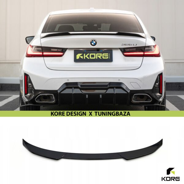 SPOILER LOTKA BMW 3 G20 / M3 G80 Klapa Bagażnika ABS Czarny Szafir KORE