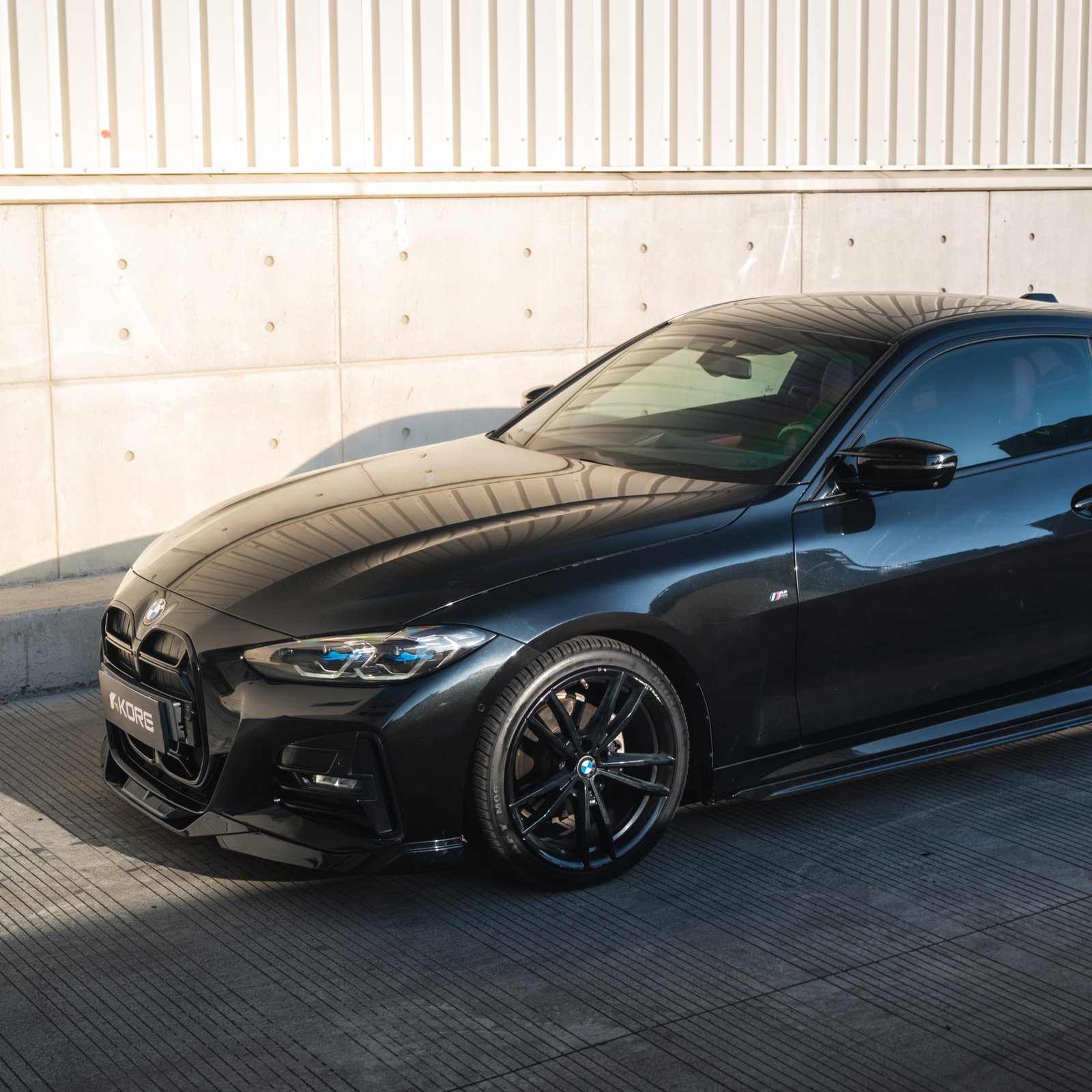 SPLITTER LISTWA PRZEDNIA BMW Seria 3 G22 G23 M Performance | 3 CZ. | ABS | Czarny Szafir | KORE - obrazek 11