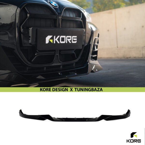 SPLITTER LISTWA PRZEDNIA BMW Seria 3 G22 G23 M Performance | 3 CZ. | ABS | Czarny Szafir | KORE - obrazek 5