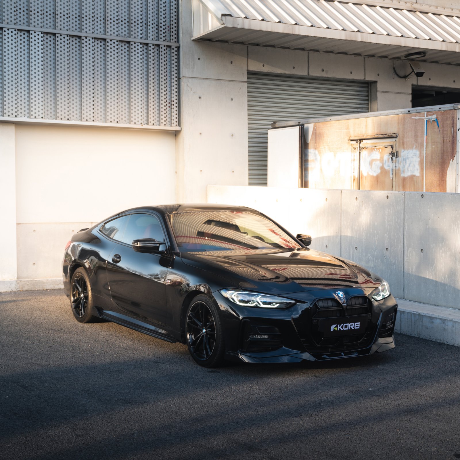 SPLITTER LISTWA PRZEDNIA BMW Seria 3 G22 G23 M Performance | 3 CZ. | ABS | Czarny Szafir | KORE - obrazek 10