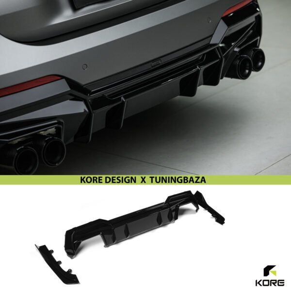 DYFUZOR TYLNY BMW G22 / G23 ABS Czarny Szafir KORE - obrazek 4