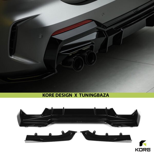 DYFUZOR TYLNY BMW G22 / G23 ABS Czarny Szafir KORE - obrazek 3