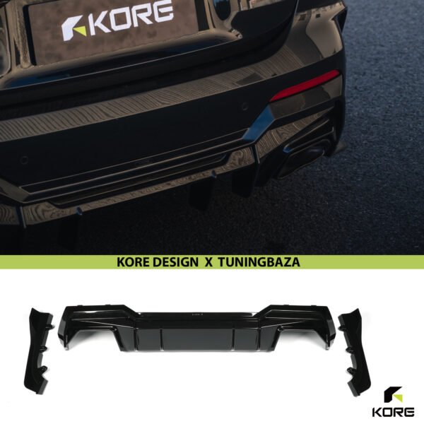 DYFUZOR TYLNY BMW G22 / G23 ABS Czarny Szafir KORE - obrazek 2