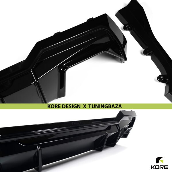 DYFUZOR TYLNY BMW G22 / G23 ABS Czarny Szafir KORE - obrazek 6