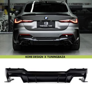 DYFUZOR TYLNY BMW G22 / G23 ABS Czarny Szafir KORE - obrazek 5