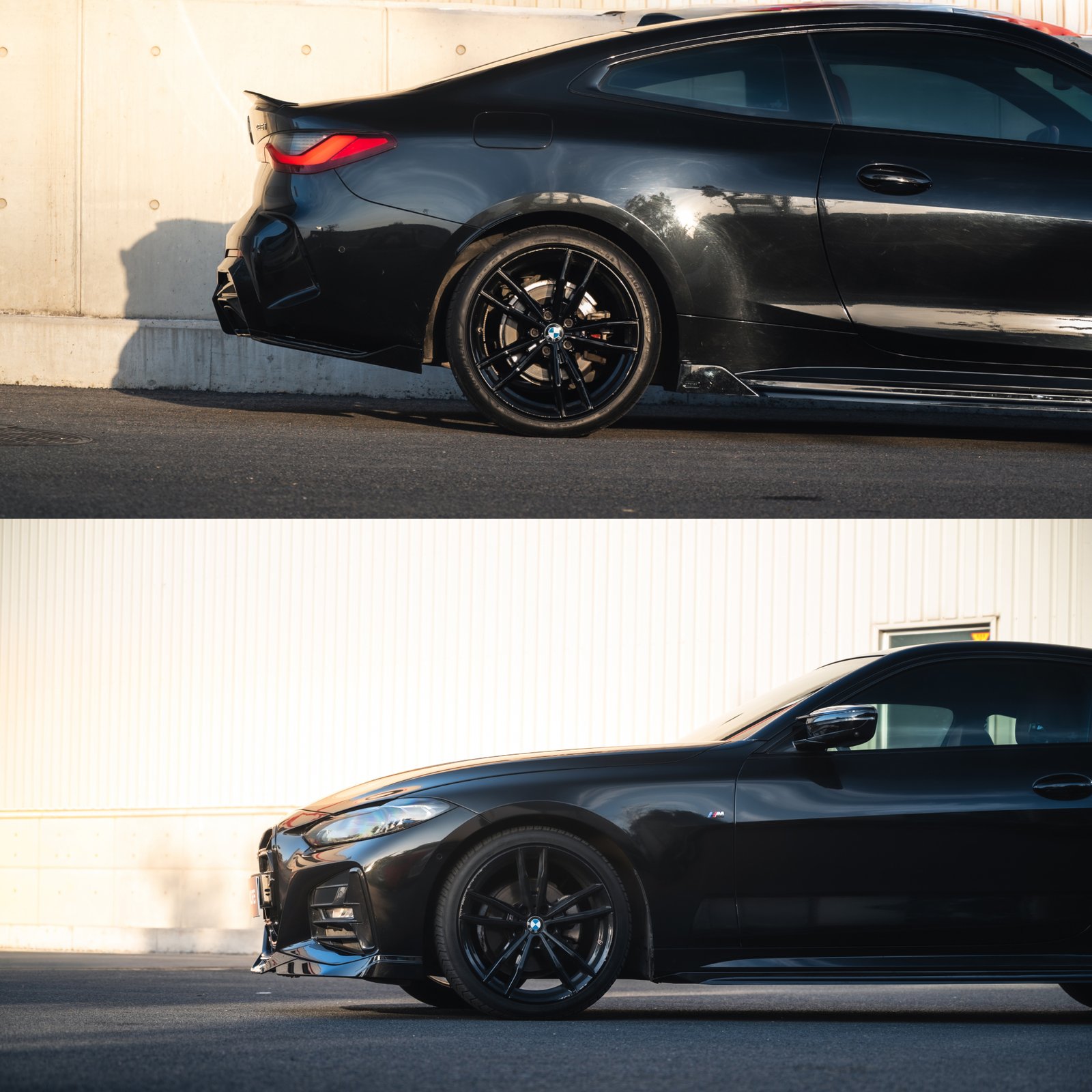 DOKŁADKI LISTWY POD PROGI BMW G22 G23 M-Paket Czarny Szafir KORE - obrazek 7