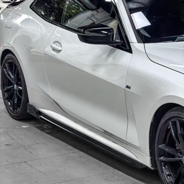 DOKŁADKI LISTWY POD PROGI BMW G22 G23 M-Paket Czarny Szafir KORE - obrazek 8