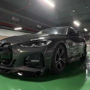 DOKŁADKI LISTWY POD PROGI BMW G22 G23 M-Paket Czarny Szafir KORE - obrazek 9