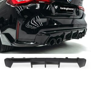 Dyfuzor Spoiler Tył BMW M3 G80/G81 M4 G82/G83 EURO Style ABS Czarny Połysk - obrazek 1