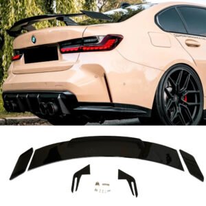 Spoiler Skrzydło Lotka BMW G20 G80 G82 M-Performance Style Czarny Połysk - obrazek 1