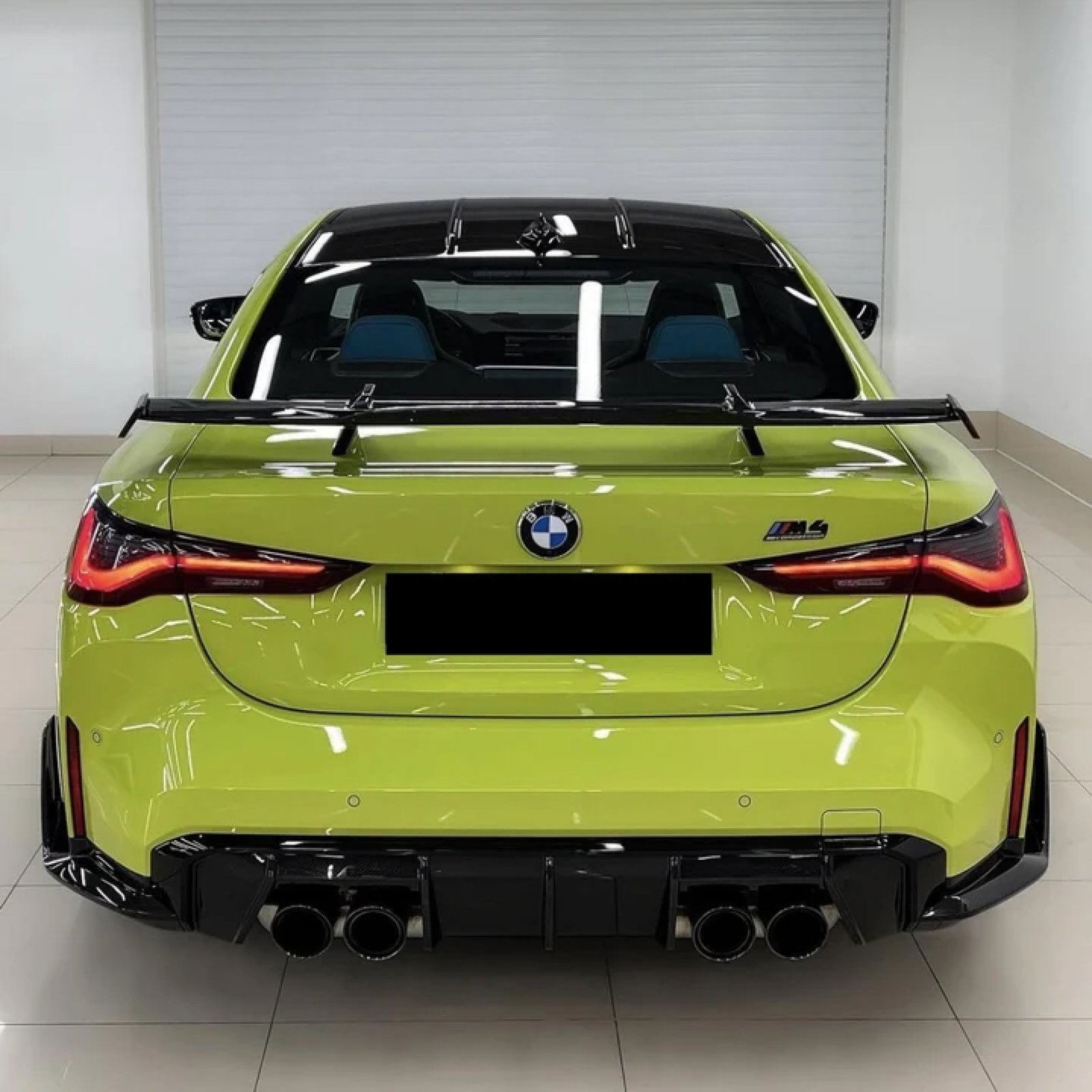 Spoiler Skrzydło Lotka BMW G20 G80 G82 M-Performance Style Czarny Połysk - obrazek 6