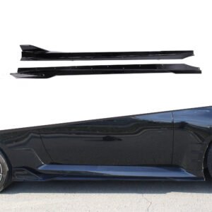Progi Boczne BMW M2 G87 V-Type – Nakładki Listwy, Czarny Połysk (2022+) - obrazek 4