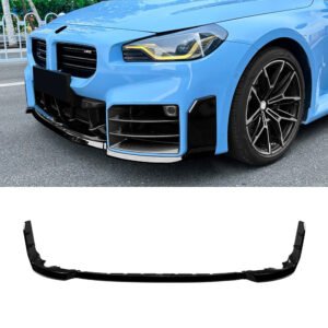 Dokładka Spoiler Splitter Przód BMW M2 G87 MP Type Czarny Połysk (2022+) - obrazek 1