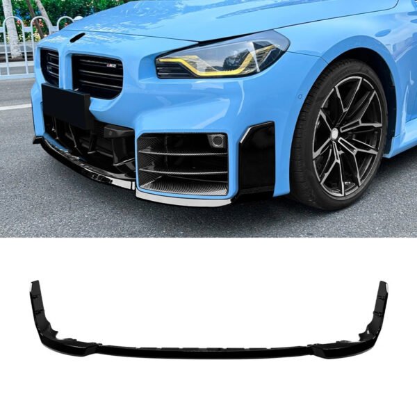 Dokładka Spoiler Splitter Przód BMW M2 G87 MP Type Czarny Połysk (2022+)