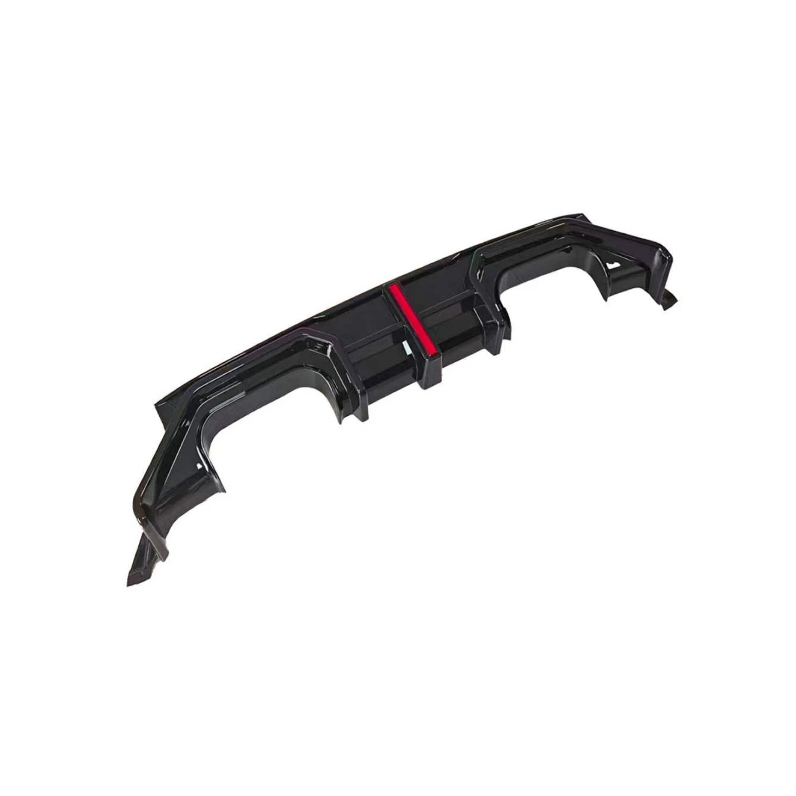 Dyfuzor Spoiler Tył z LED BMW M2 G87 AD Style 2022+ Czarny Połysk - obrazek 8