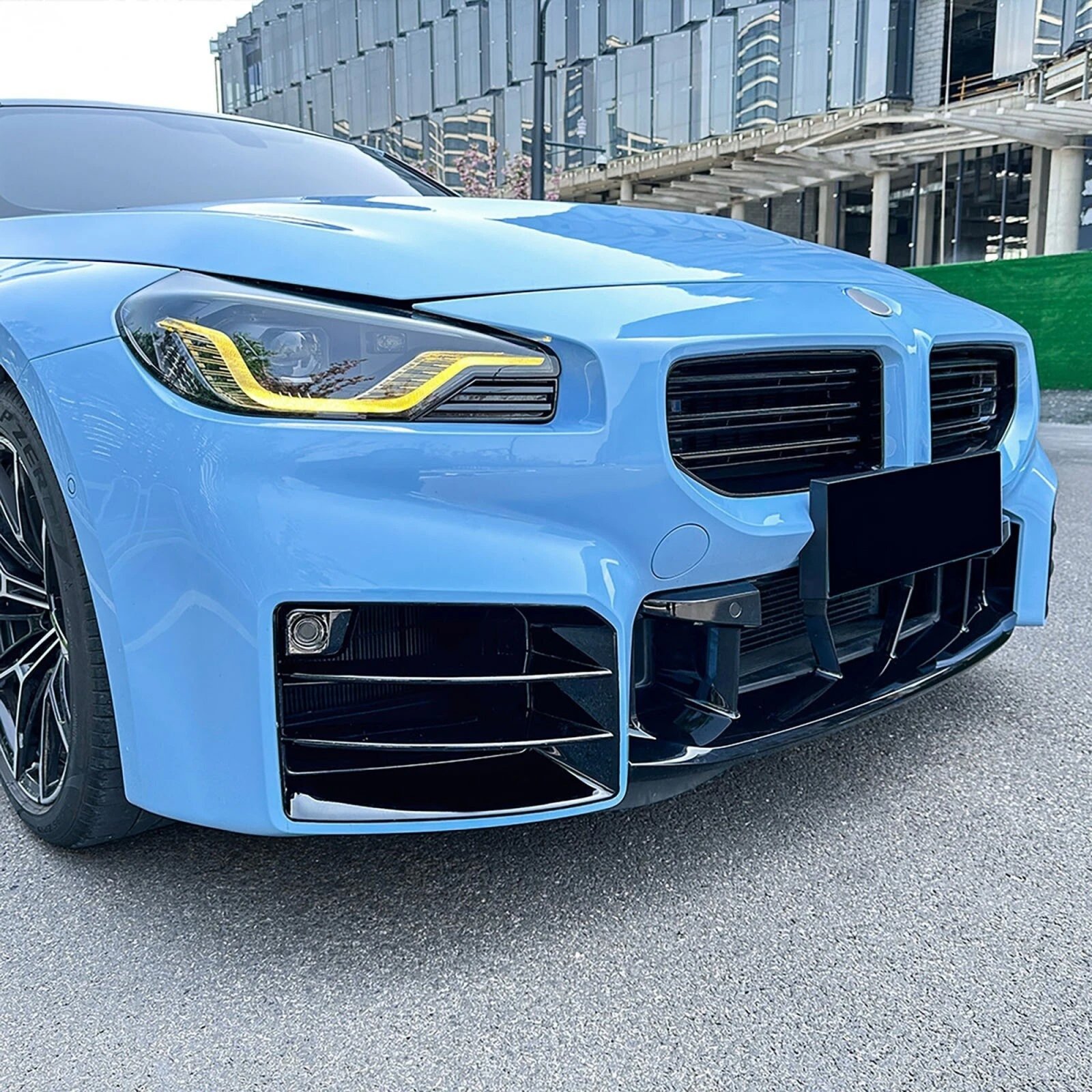 Wloty Powietrza Przedniego Zderzaka BMW M2 G87 M Style 2022+ - obrazek 4