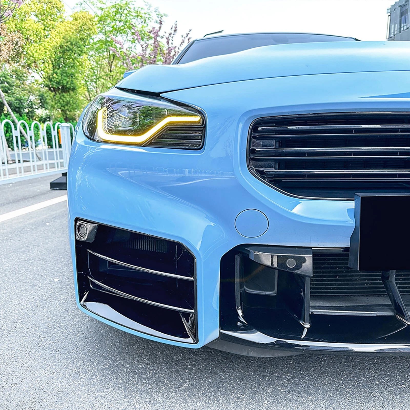 Wloty Powietrza Przedniego Zderzaka BMW M2 G87 M Style 2022+ - obrazek 5