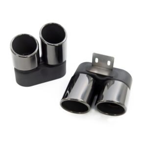 Końcówki Wydechu BMW 5 / 6 F10 F11 F12 F13 F06 M5 M6 Style – Quad – Czarny - obrazek 6