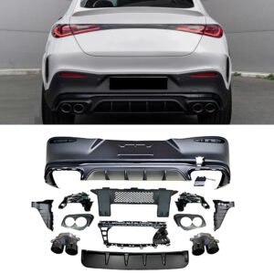 Dyfuzor Tylny Mercedes GLC C254 AMG Style GLC43 z Końcówkami Wydechu 2022+