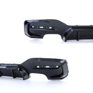 Dyfuzor Tylny BMW F20 / F21 LCI (2015–2019) MP Style 00-00 Czarny Połysk - obrazek 3