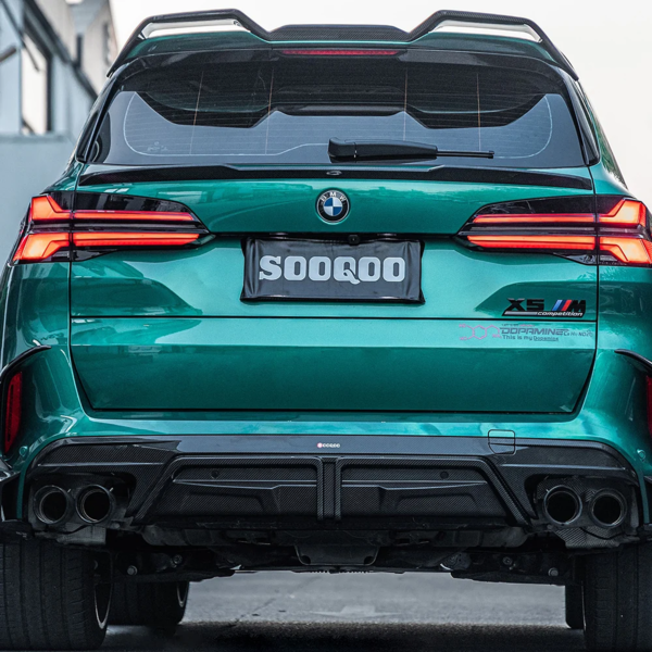 Karbonowy Dyfuzor do BMW X5M F95 / F95LCI – Styl SQ, Dry Carbon SOOQOO - obrazek 2