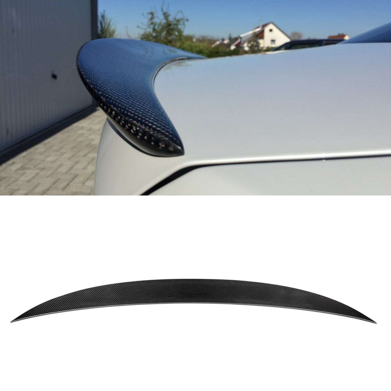 Spoiler na klapę bagażnika BMW 3 Seria E92 MP Styl Karbonowa (Dry-Carbon) - obrazek 1