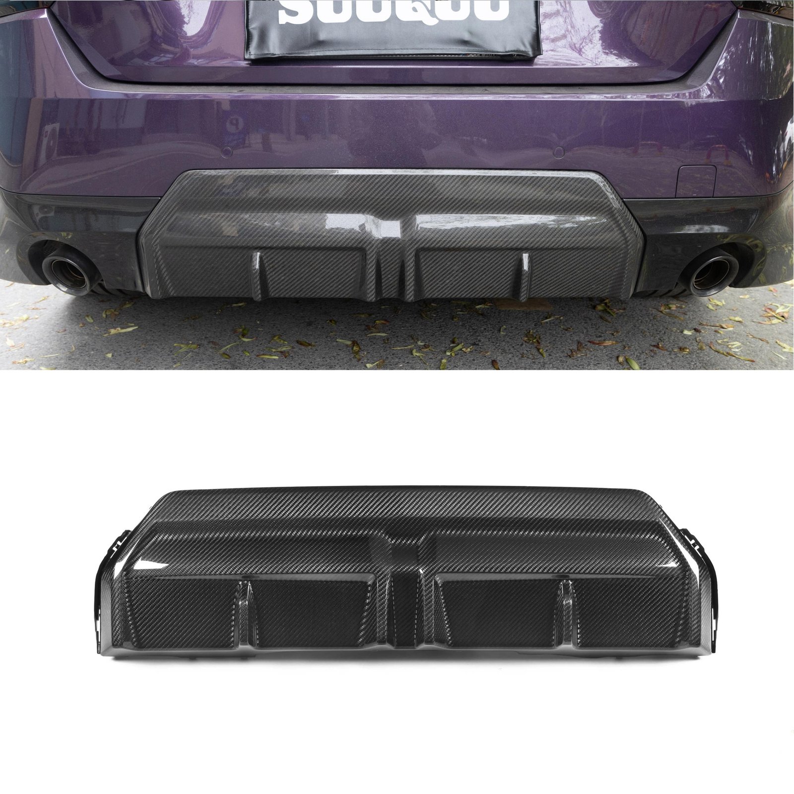 Karbonowy Dyfuzor BMW G42 M-Performance Styl - obrazek 1
