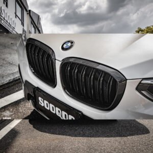 Karbonowy Grill BMW X3 G01 / X4 G02 / iX3 G08 Przedlift M-Performance Styl - obrazek 5