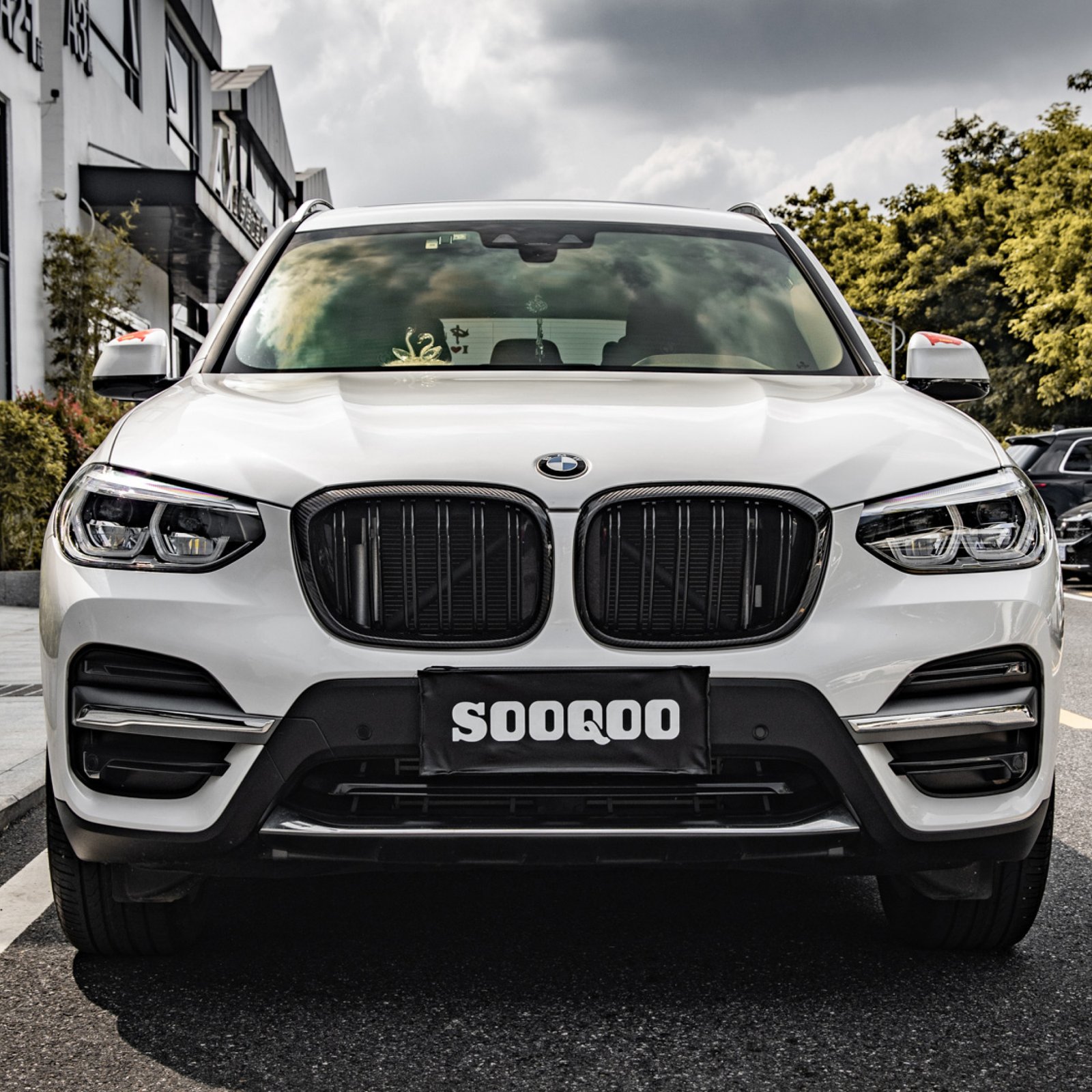 Karbonowy Grill BMW X3 G01 / X4 G02 / iX3 G08 Przedlift M-Performance Styl - obrazek 6