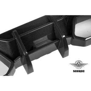 Karbonowy Dyfuzor Spoiler Tył BMW G87 – SQ (SOOQOO) Style, Dry Carbon - obrazek 5