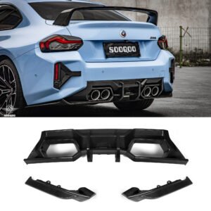 Karbonowy Dyfuzor Spoiler Tył BMW G87 – SQ (SOOQOO) Style, Dry Carbon