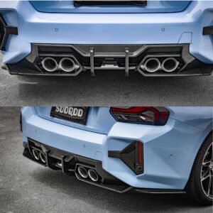 Karbonowy Dyfuzor Spoiler Tył BMW G87 – SQ (SOOQOO) Style, Dry Carbon - obrazek 9