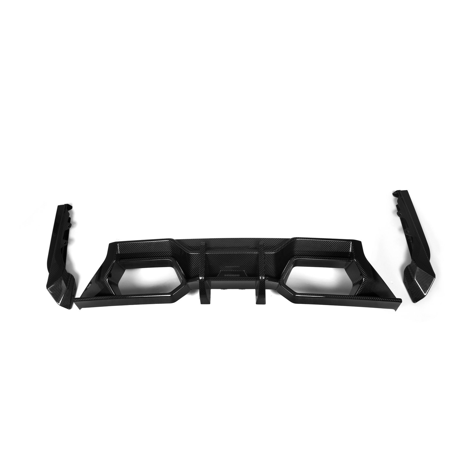 Karbonowy Dyfuzor Spoiler Tył BMW G87 – SQ (SOOQOO) Style, Dry Carbon - obrazek 3